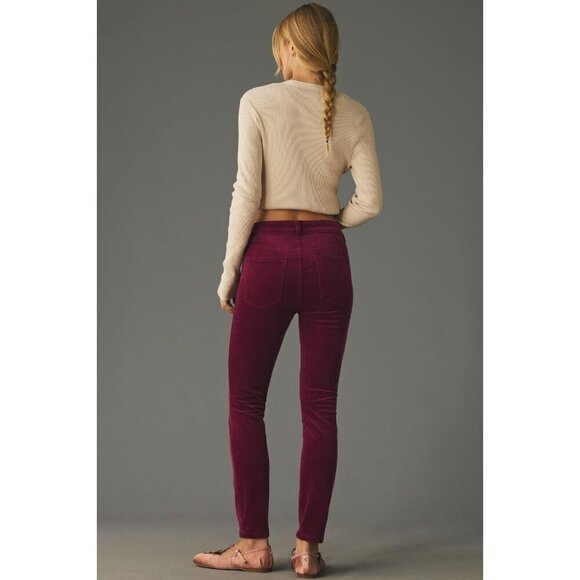 Pilcro Skinny Corduroy High-Rise Jeans in Wine Size 20W - Picture 8 of 9